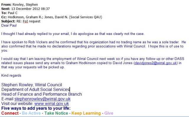 Stephen Rowley Vickers email