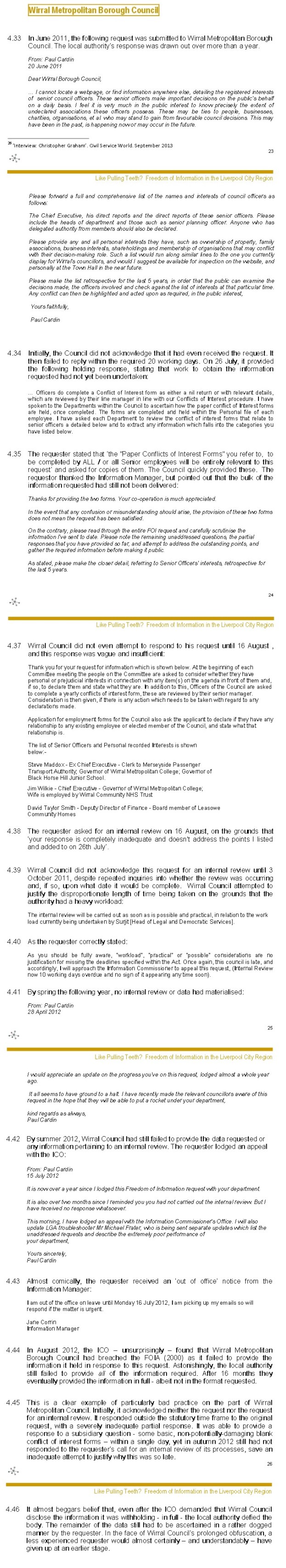 10 03 14 - excerpt from ExUrbe FoI report