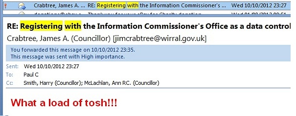 Crabtree what a load of tosh email