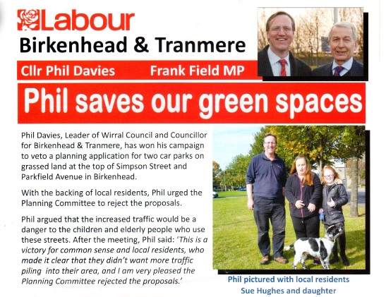 phil davies saves our green spaces