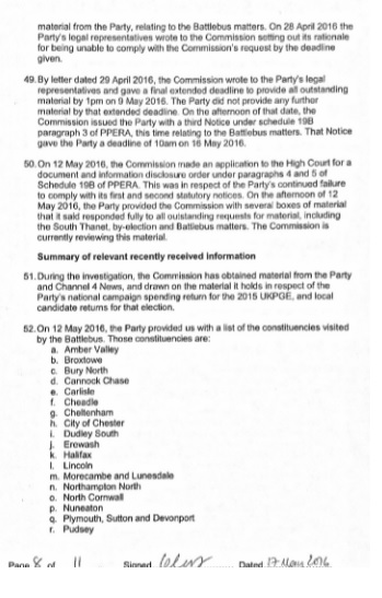 electoral commission statement page 8