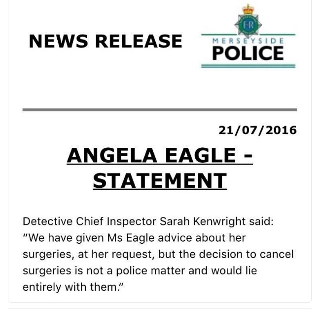 merseyside police statement on 21st July