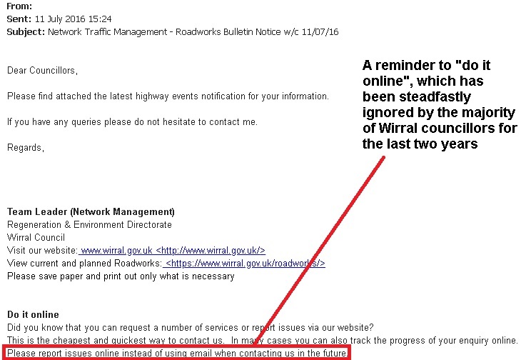 councillor net email - ignored