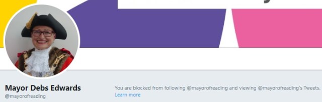 Debs Edwards Mayor blocking