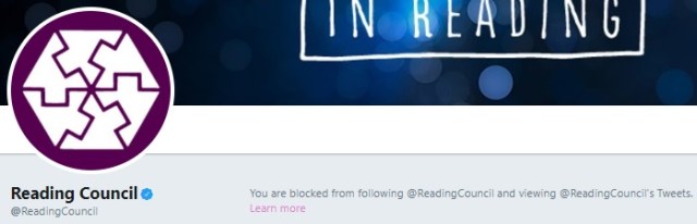 Reading Council blocking