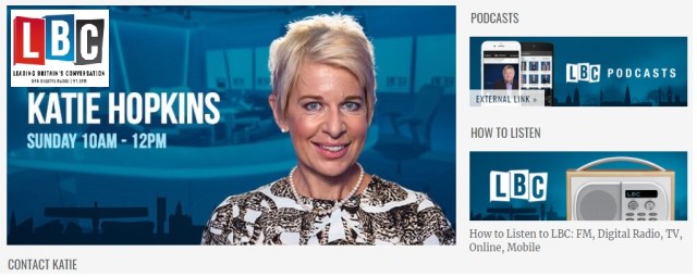 katie hopkins lbc