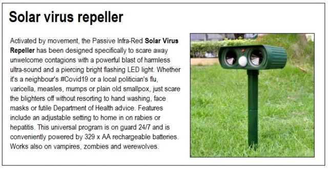 solar virus repeller