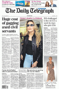 03 05 13 - telegraph front page